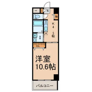 リヴィエール三好【2階】の間取り