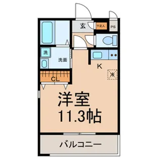 カトル・セゾンK【4階】の間取り