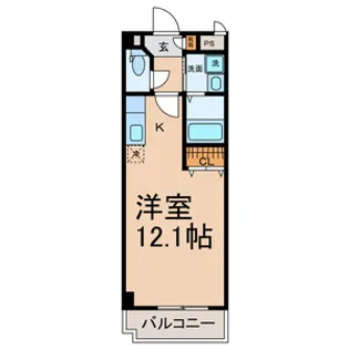 フィオーレ上丘【2階】の間取り