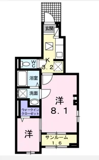 グランソレイユ【1階】の間取り
