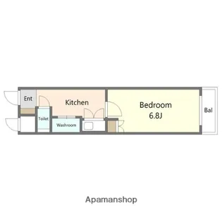 アイルーム豊田永覚Ⅱ【2階】の間取り