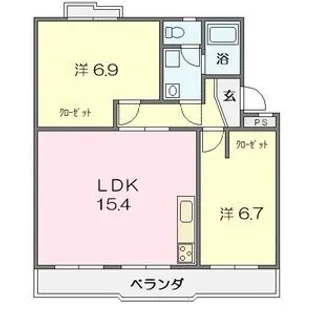 第2三宅ビル【203号室】の間取り