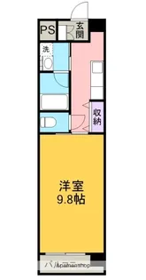メゾン ド ビジェ【2O6号室】の間取り