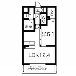 第三平野レジデンス【2階】の間取り