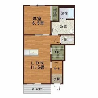 MC VILLAGE(エムシービラージュ)C棟【1階】の間取り