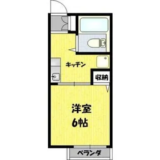 チェリーコート A【1階】の間取り