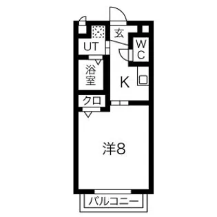 ヘリテージ【2階】の間取り