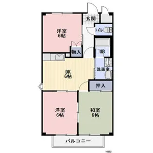 SURPLUS THREE宝B【202号室】の間取り