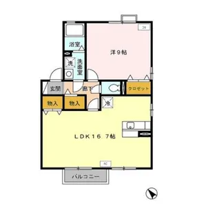 天王ガーデンⅡ C【2階】の間取り
