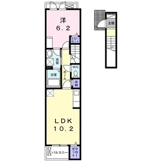 グランドゥール桜【2階】の間取り