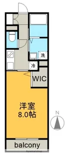 スカイパラスⅢ【202号室】の間取り