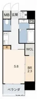 (仮称)豊田駅前ビル【904号室】の間取り