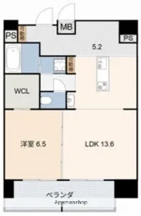 (仮称)豊田駅前新築ビル【11階】の間取り