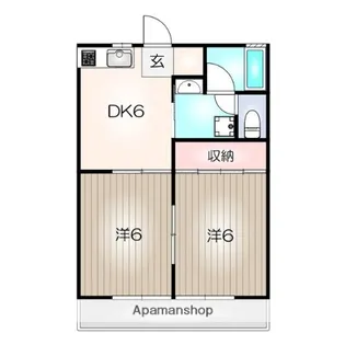 RESENCE TOYOTA【202号室】の間取り