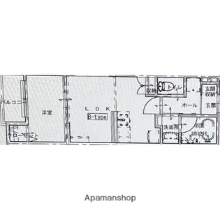 仮称)中岡崎賃貸【303号室】の間取り