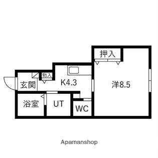 すまいるKATOあおば【1階】の間取り