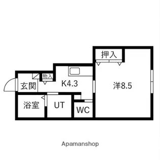 すまいるKATOあおば【1階】の間取り