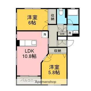 GOフロント【1階】の間取り