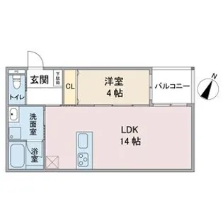 エテルナ山之手【2階】の間取り