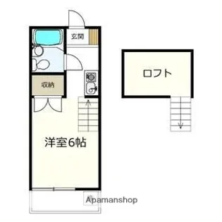 メゾン桑田パートⅡ【202号室】の間取り