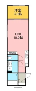 クレセント三河豊田【1階】の間取り