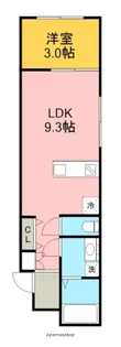 クレセント三河豊田【2階】の間取り