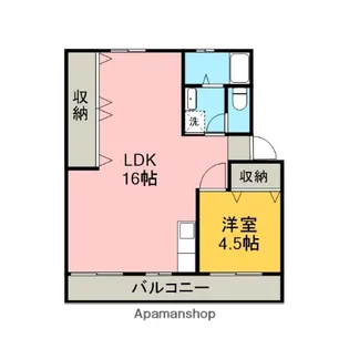 マンションはる【3B号室】の間取り