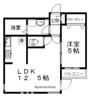 PRIME1【305号室】の間取り