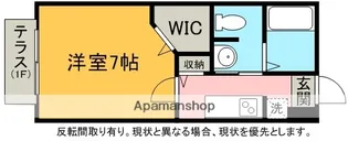 ジュネスヴィラージュ【1階】の間取り