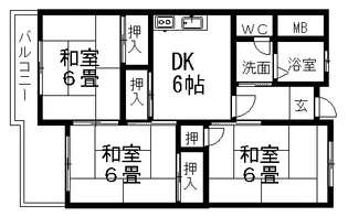 三宅ビル【2階】の間取り