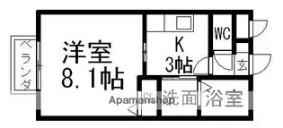 シャルム【103号室】の間取り