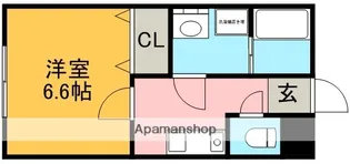 ミントハウス【102号室】の間取り