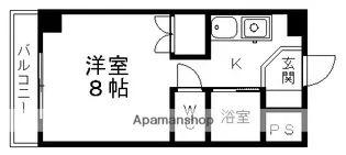 GREEN HILLS KATOH【316号室】の間取り