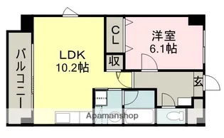 名藤ビル【6階】の間取り