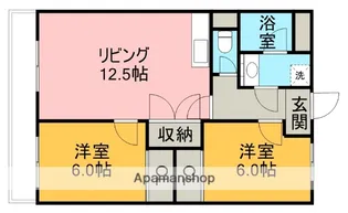 レージュ至来【3階】の間取り