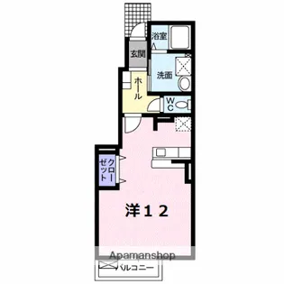 ヒルトップテラス【1階】の間取り
