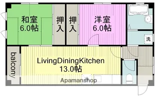 ヘルメス成瀬【3階】の間取り