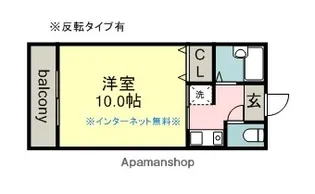 プラザ栄【2階】の間取り