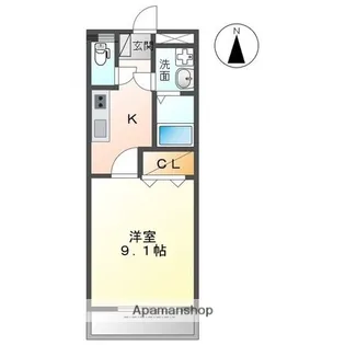 ソレイユ21【1階】の間取り