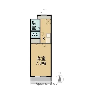 プリミエールI・A【2階】の間取り