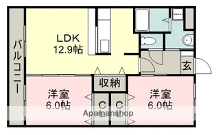 エクセレント N【1階】の間取り