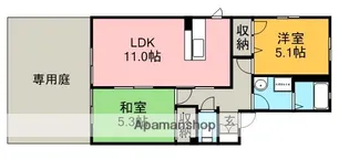 フェアリーテール【1階】の間取り