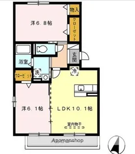 アースクリスタル【2階】の間取り
