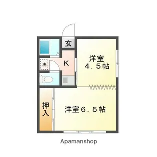アーバンウェーブ岩成台【1階】の間取り
