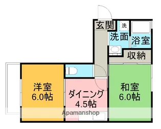 愛知県春日井市石尾台6丁目【アパート】の間取り