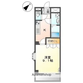 シルフィード【2階】の間取り