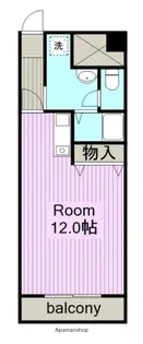 アカデミーコートダーウィン【2階】の間取り