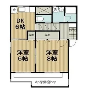 アカデミーセザンヌ【2階】の間取り