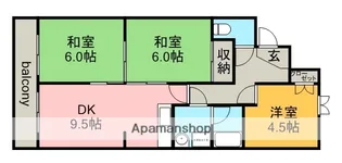 サンライズ白山【2階】の間取り