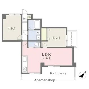 シティイトウビル【3階】の間取り